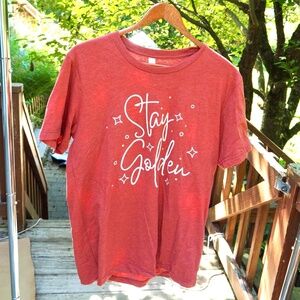 Bella+Canvas women’s brick red graphic t-shirt, medium